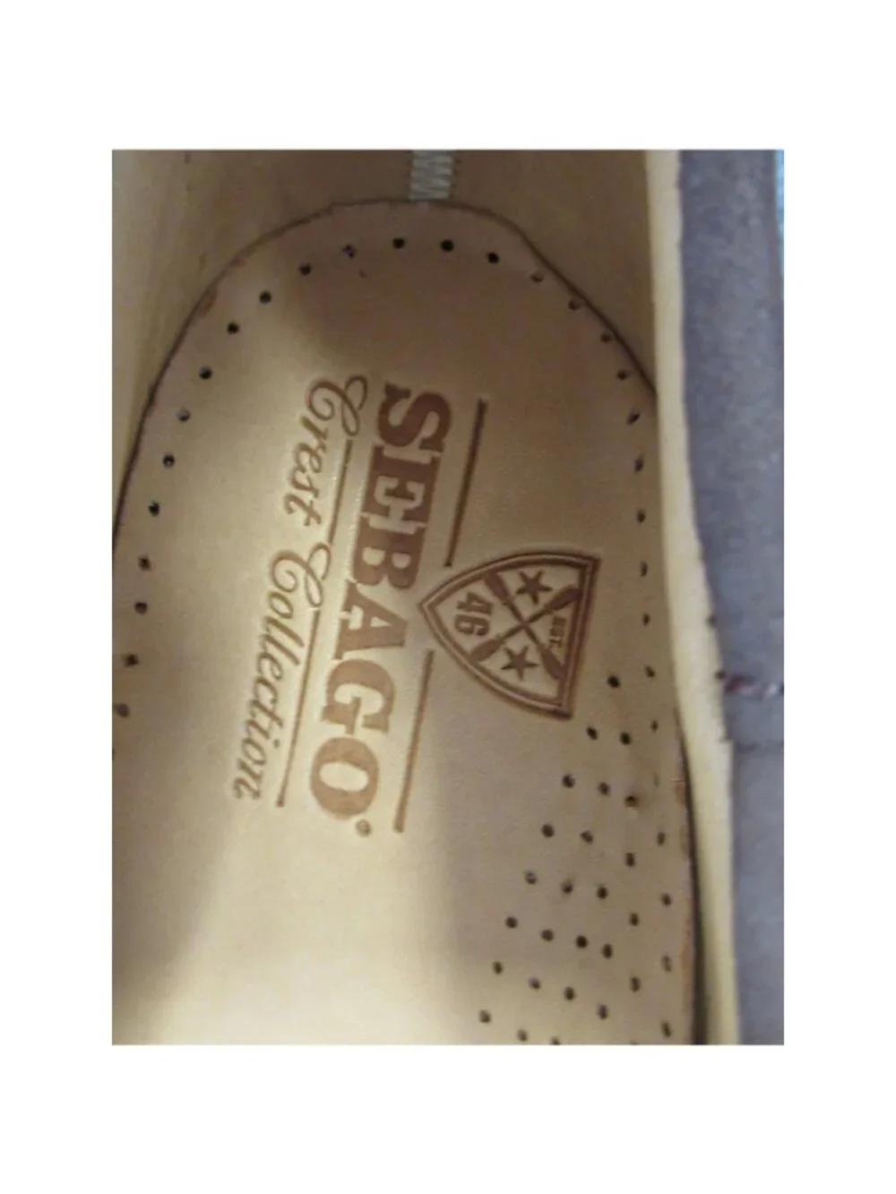 Sebago Boat Shoes 11.5 M Crest Docksides Nubuck Leather Moccasin NEW
